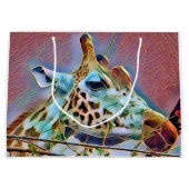 GIRAFFE GIFT BAG GROßE GESCHENKTÜTE (Vorderseite)