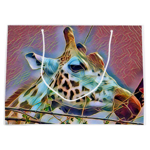 GIRAFFE GIFT BAG GROßE GESCHENKTÜTE