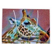 GIRAFFE GIFT BAG GROßE GESCHENKTÜTE (Rückseite)