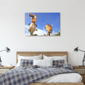 Giraffe (Giraffa camelopardalis) 2 Leinwanddruck (Insitu (Schlafzimmer))