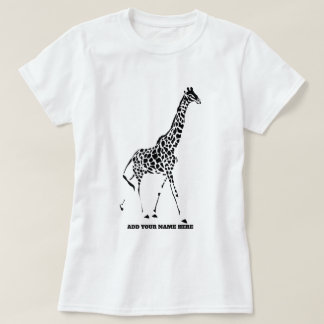 Giraffe Giraffen und Shirts