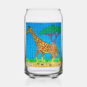 Giraffe - Glas Dose (Rückseite)