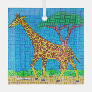 Giraffe - Glas-Ornament Ornament Aus Glas