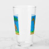 Giraffe - Glasbecher Glas (Links)