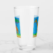 Giraffe - Glasbecher Glas (Rechts)