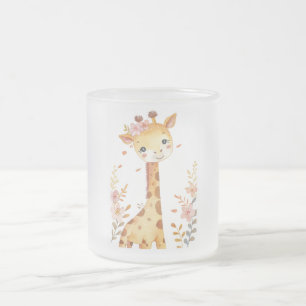 "Giraffe Glass Tasse" Mattglastasse