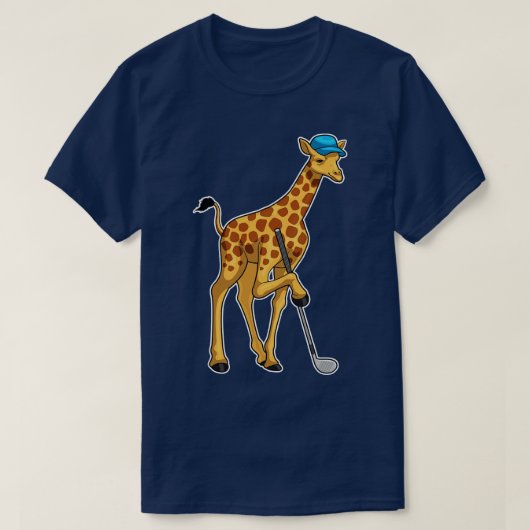 Giraffe Golf Club T-Shirt (Design vorne)