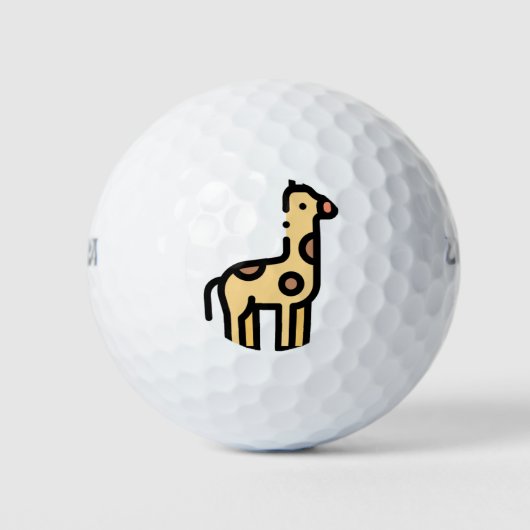 Giraffe Golfball (Vorderseite)