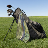 Giraffe Golfhandtuch (Gras)