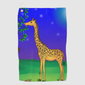 Giraffe Golftücher Golfhandtuch (Vorderseite)