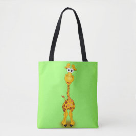 Giraffe GreenTote Bag Tasche