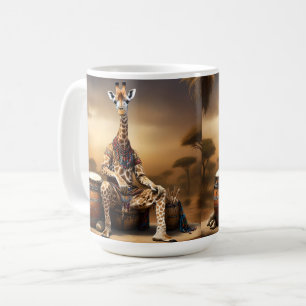 Giraffe Grooves: Eine Bongoserenade in der Savanna Kaffeetasse