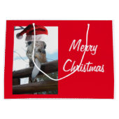 Giraffe Große Geschenktüte (Vorderseite)