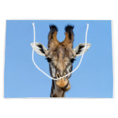 Giraffe Große Geschenktüte (Vorderseite)