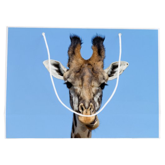 Giraffe Große Geschenktüte (Rückseite)