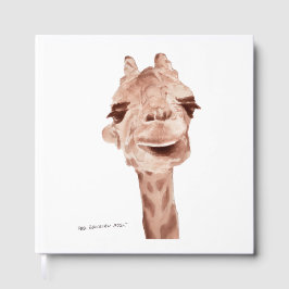 giraffe guest book gästebuch
