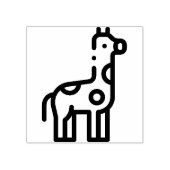 Giraffe Gummistempel (Prägung)