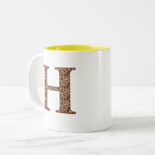 Giraffe-h Zweifarbige Tasse (Vorderseite Links)