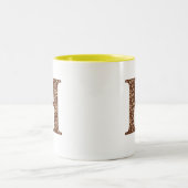 Giraffe-h Zweifarbige Tasse (Mittel)