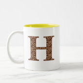 Giraffe-h Zweifarbige Tasse (Links)