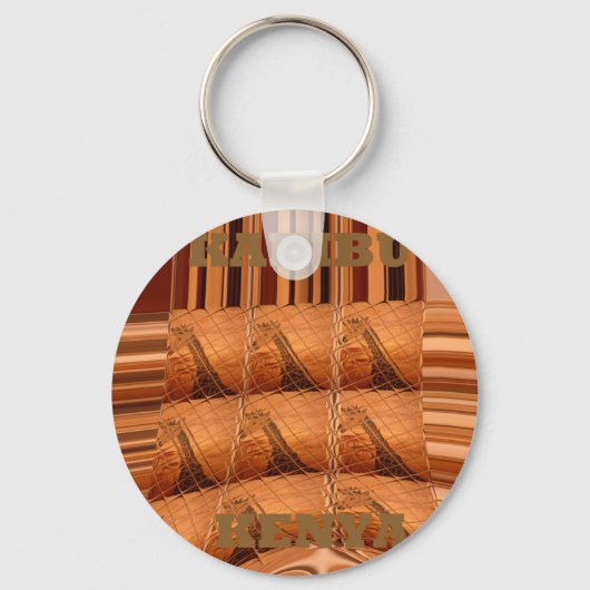 Giraffe Hakuna Matata Chic Modern Art Col Schlüsselanhänger (Vorderseite)