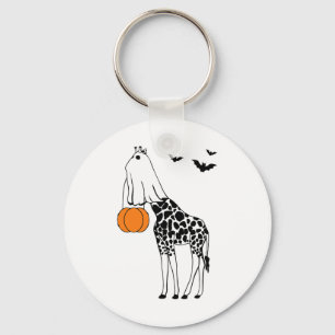 Giraffe Halloween Funny Halloween Outfit Kostüme Schlüsselanhänger