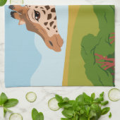 Giraffe Handtuch (Gefaltet)