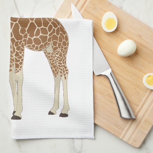 Giraffe Handtuch (Viertel Falte)