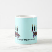 Giraffe Hannukah Menorah Kaffeetasse (Mittel)