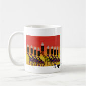 Giraffe Hannukah Menorah Tasse (Links)