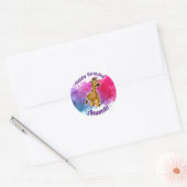 Giraffe Happy Birthday Sticker (Umschlag)