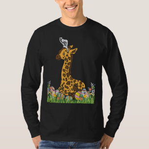 Giraffe Hasenohren Tier Süß Ostern 2023 Jungen Gi T-Shirt