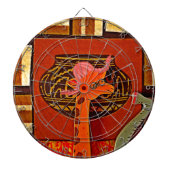 Giraffe Hat Art Print Dartscheibe (vorne)