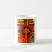 Giraffe Hat Art Print Kaffeetasse (Mittel)