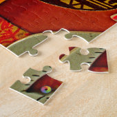 Giraffe Hat Art Print Puzzle (Seite)