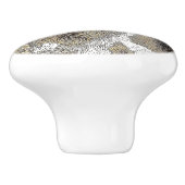 GIRAFFE HAUTPATTER KERAMIKKNAUF (Seitenansicht)