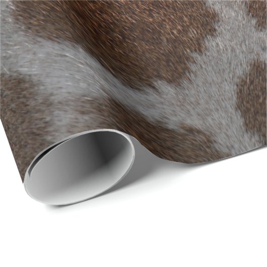 Giraffe Hautstruktur Geschenkpapier (Rolleneckpunkt)