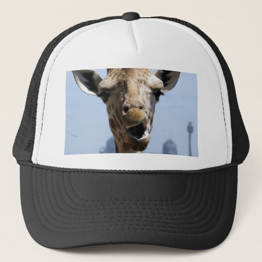 Giraffe he truckerkappe (Vorderseite)