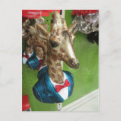 Giraffe Head Postkarte (Vorderseite)