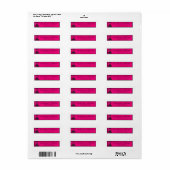 Giraffe Heart Wedding Return Address Label (Vorne)