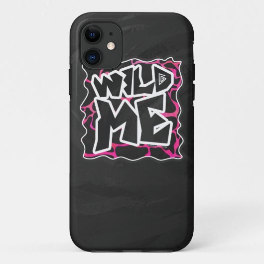 Giraffe Heiß rosa und Schwarz Case-Mate iPhone Hülle (Rückseite)