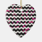 Giraffe Heiß rosa und Schwarz Keramik Ornament (Rechts)