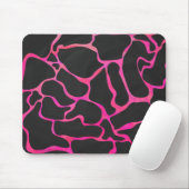 Giraffe Heiß rosa und Schwarz Mousepad (Mit Mouse)