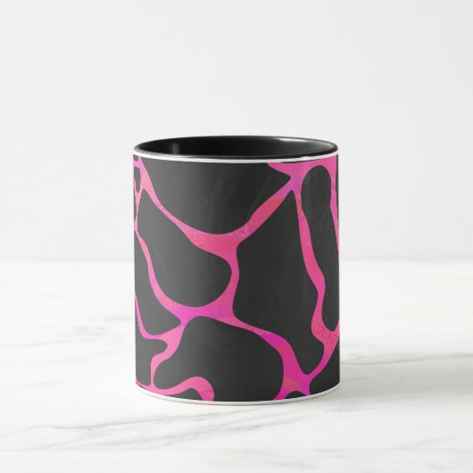 Giraffe Heiß rosa und Schwarz Tasse (Zentrum)