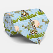Giraffe Hiding Krawatte (Gerollt)