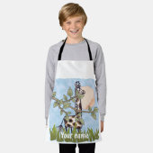 Giraffe Hiding Schürze (Getragen)