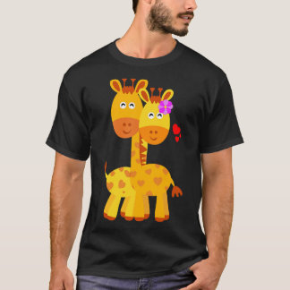 Giraffe Hochzeitstag Verlobung Classic T-S T-Shirt