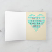 Giraffe Hot Air Ballon Boy 1. Geburtstag Karte (Innenseite)