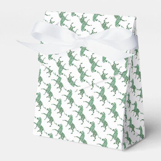 Giraffe Hot Pink und Black Silhouette Geschenkschachtel (Vorderseite)