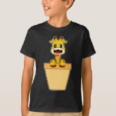 Giraffe Ice-Creme T-Shirt (Vorderseite)